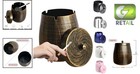 Elegant Retro Style Smokeless Ashtray For Outdoor Patio - Windproof   Easy Clean