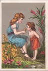 1880s Great American Tea Company Dinner Set Vesey Street Coffee Ny Trade Card