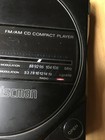 Vintage Sony D-77 Fm am Discman Portable Cd Player   Adapter - Radio Works Read