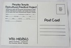 Vintage Peoples Temple Qsl Card Jonestown Guayana Jim Jones Wb6 Mid 8r3 Rare 