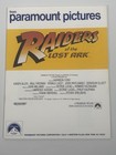 Raiders Of The Lost Ark 1981 Press Kit Paramount Original W  Photos   Docs