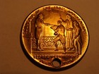 1939 New York World s Fair Brass Coin Token 150th Anniversary George Washington