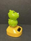 New - Solar Powered Dancing  Bobblehead Toy From Japan - Little Green Dinosaur