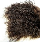 Dark Espresso Brown  Tibetan Lamb Mohair Doll Hair  4 X 4  For Wigs Or Reroot