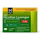Member   s Mark Nicotine Mini Lozenge 4mg Mint Flavor 216 Ct Stop Smoking Aid 