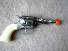 Vintage Metal Pony Boy Cap Gun Revolver Pistol Toy