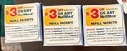 Neilmed Sinus Rinse  3 X  8oz Squeeze Bottle   1 Premixed Packet Exp 2030 Mehta