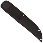 Knife Sheath   Durable Black Nylon Belt Pouch - Fits Fixed-blades Up To 6 