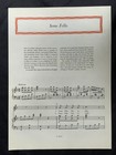 1948 Vtg Black Americana Print   African American Banjo   Stephen Foster Music