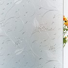  Privacy Window Film Etched Flowers Static Cling Glass Door Film  Non Adhesive 