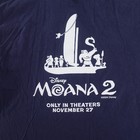 Moana 2 Tshirt Mens Xl  22x29  Blue Movie Amc Theatres Promo Imax Disney Maui