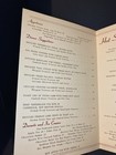 Vintage Hot Shoppes Menu Restaurant October 1941 Car Hop Artwork