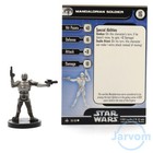 Star Wars Miniatures Bounty Hunters 58 60 Mandalorian Soldier W  Card Combo Ship