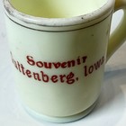 Guttenberg Iowa Ia Uranium Antique Custard Glass Souvenir Trinket Cup