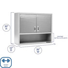 Seville Classics Ultrahd Wall Cabinet With Open Shelf Free Shipping Usa