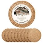 13 In Round Woven Placemats Plate Chargers Set Of 10  Boho 13 Inch Set Of 10
