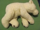 Vintage Russ Berrie Glacier White Polar Bear Plush Stuffed Animal 17 