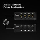 4 Channel 3-pin Xlr Male  Female To Single Ethercon - Compact Cat6 Multi Network