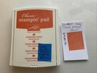 Stampin Up Ink Pad Tangerine Tango 2018 Retired Classic Design As Is Flawed