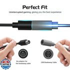 Usb Breakaway Cable Compatible With Logitech G920 G923 G27 G29 Driving Force 