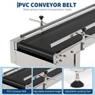 110v Industrial Pvc Belt Conveyor For Industrial Transport System 59  x11 8 