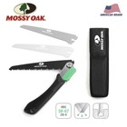 Mossy Oak 3 In 1 Folding Saw Pruning Hand Saw Set W wood Metal  pvc Blades Pouch
