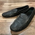 Vintage G h  Bass   Co  Weejuns Men s Size 12 D Black Pebble Leather Loafers