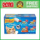 40 Cans Purina Friskies Ocean Of Delight Wet Cat Food Variety Pack  5 5 Oz Cans
