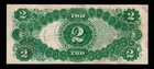  2 1917 Large Size Legal Tender Note Red Seal Free Shipping  h65 
