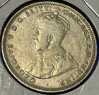 Australia 1915h Shilling  Km26  Rare Key  Fine   0 925 Sil  Free Usa Shipping