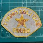 Old Style Salt Lake County Sheriff State Utah Ut 4 Inch Wide Patch 1l