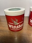 3 Winston The Fridge Drink Can Cooler Holder Koozie Used