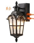 Edishine Motion Sensor Outdoor Lights wall Mount Lantern Lamp For House Garage