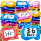 36 Mini Magnetic Drawing Boards - Portable Doodle Pads  Erasable Sketch Toys  6
