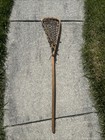 Vintage Wooden Lacrosse Stick Large 44    Leather Straps