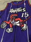 Vintage Nike Stitched Toronto Raptors Vince Carter  15 Nba Jersey Purple Sizel 2