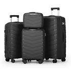 12  20  24  28  4pcs Luggage Travel Organizer Bag Abs Trolley Suitcase Tsa Lock