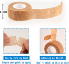 24 Pack Self Adherent Cohesive Wrap Bandages 1 Inches X 5 Yards first Aid Tape  