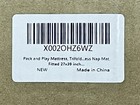      Pack And Play Mattress 27    X 39    Trifold White Nap Mat Free Shipping   