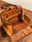 Swiss Army Leather Bag Folding Vintage Military Officer Medic