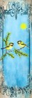 Chickadee Bird Bookmark - Laminated Bird Lover Gift  Book Reader Accessory