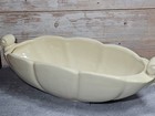 Vintage Mccoy Floraline Large Oval Centerpiece Herb Planter White 