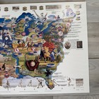 Mlb 1992 Baseball Stadium Map Usa Vintage Mlb Sport Poster 6th Edition Litho