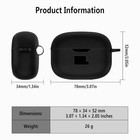 Silicone Case For Jbl Vibe Beam 2  Jbl Vibe Beam  Protective Cover With Black
