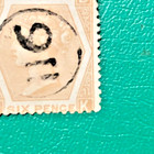 Gb Qv Sg123  6d Pale Buff Plate 11  Used  Very Nice Unmounted  bf 