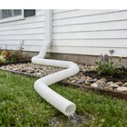 Prestantious 7ft Long Gutter Downspout 2 6 Inches X 3 1 Inches  1-pack  White