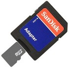 1x New Sandisk Microsd Micro Sd To Sd Hc Sdhc Reader Adaptor Memory Card Adapter