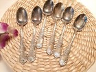Vintage Homes   Edwards 5 Silver Plate Spoons   Flatware   6 Piece