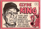 1969 -clyde King- Topps Autograph signed auto Baseball Card  274 Giants
