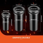 1 2 3kg Graphite Crucible Gold Silver Scrap Smelting Tool For Melting Furnace  